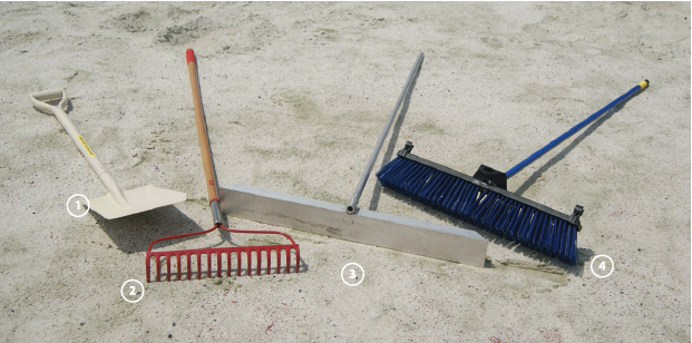 Running Track Broom