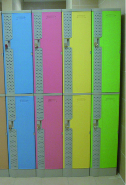 2 Tier Plastic Locker