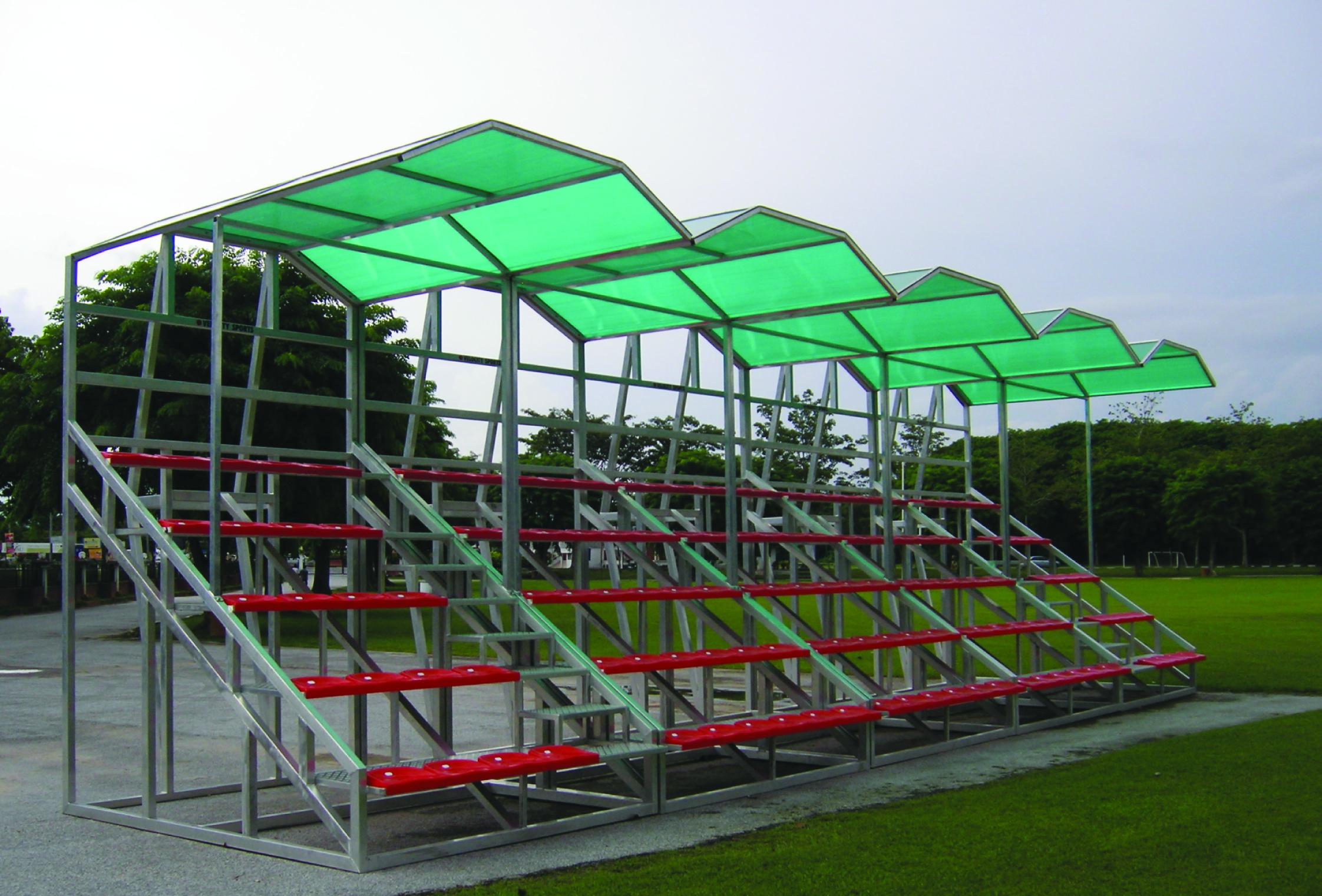 Grand Stand With Roof and With Stairs