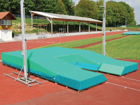 Pole Vault Mat Training